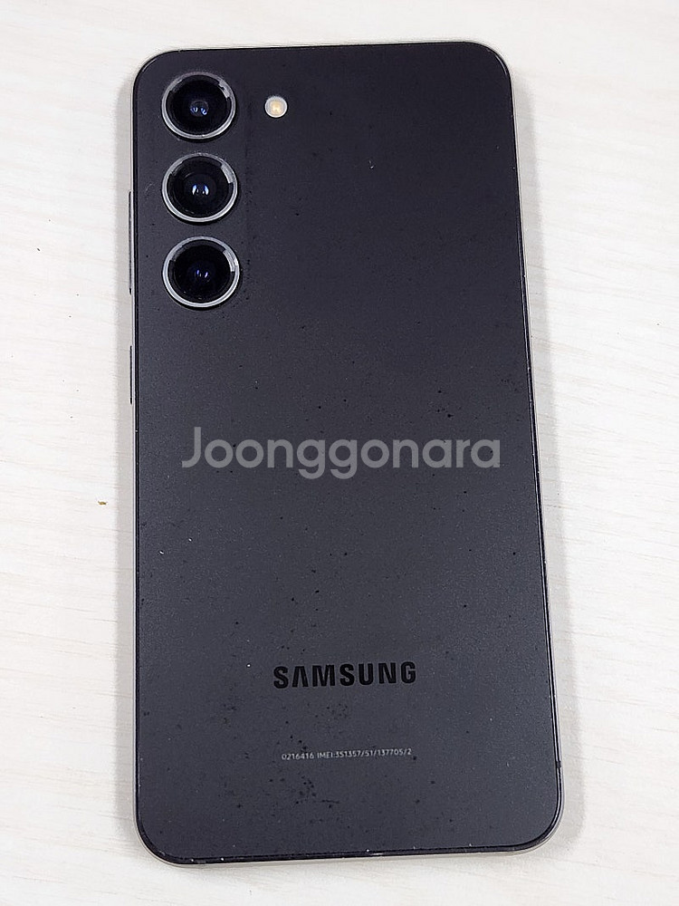 갤럭시S23 오닉스블랙 256용량 미파손 가성비 꿀매물 서브용 외관 깨끗한 36만 판매해요--2