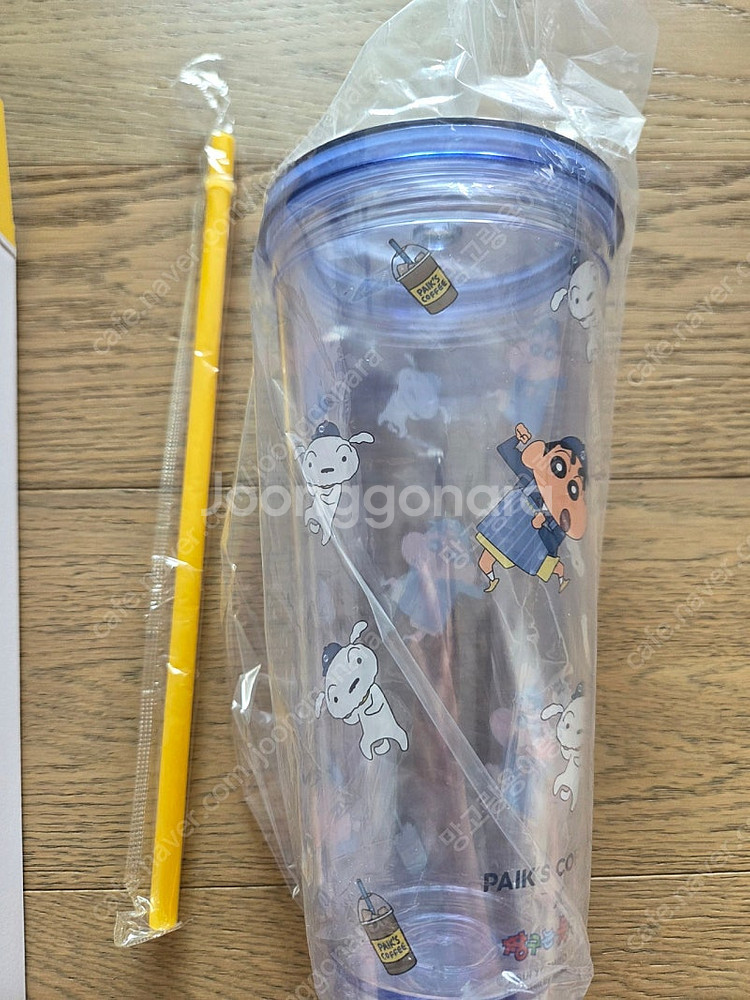 빽다방 짱구텀블러 클리어콜드 텀블러 710mL--2