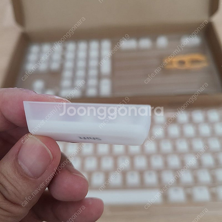 젤리 커스텀 반투명 키캡 세트 (화이트)--4