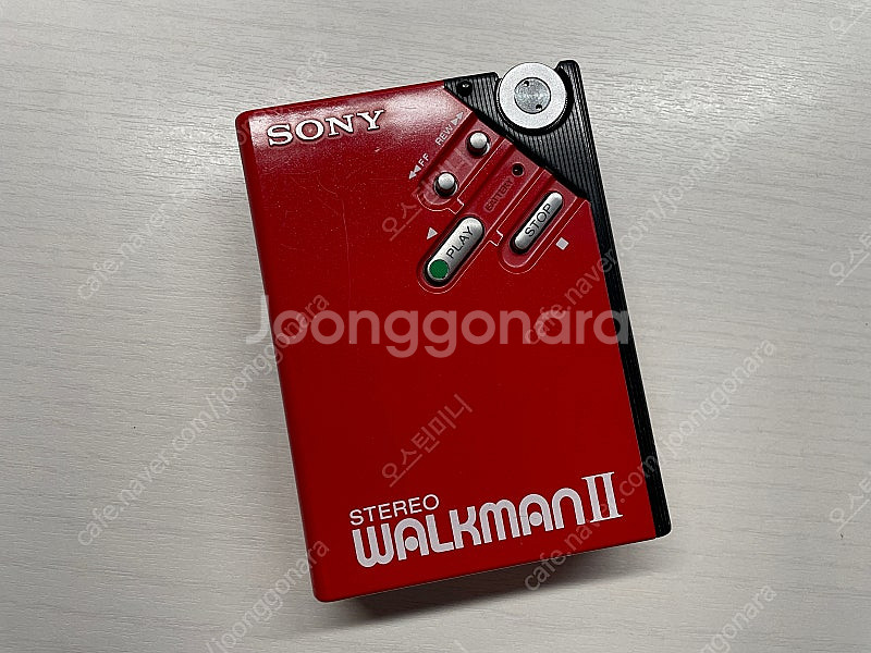 Sony 워크맨 Walkman WM-2 레드 (정상작동품)--0
