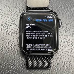 애플워치 se 40mm 스페이스그레이 밀레니즈루프
