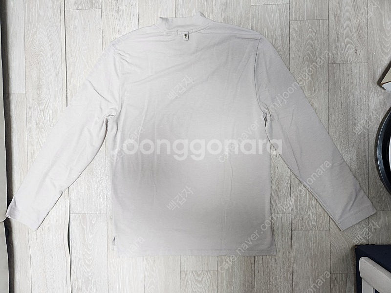 남성 이지오옴므 터틀넥 목폴라 티셔츠 진한 베이지색 1...--4