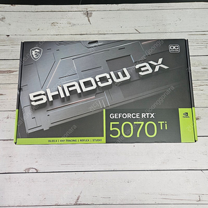 [미개봉] MSI 지포스 RTX 5070 Ti GAMING TRIO / SHADOW 3X OC Edition