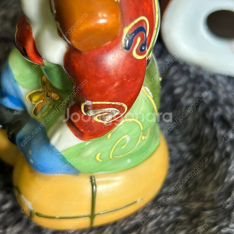 빈티지 일본 구타니 도자기 인형 재물운 칠복신 피겨린--6