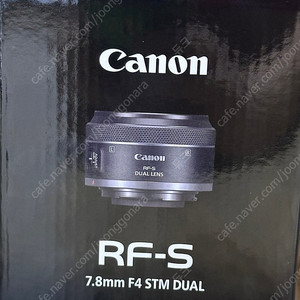 캐논 RF-S 7.8mm F4 STM DUAL (정품)