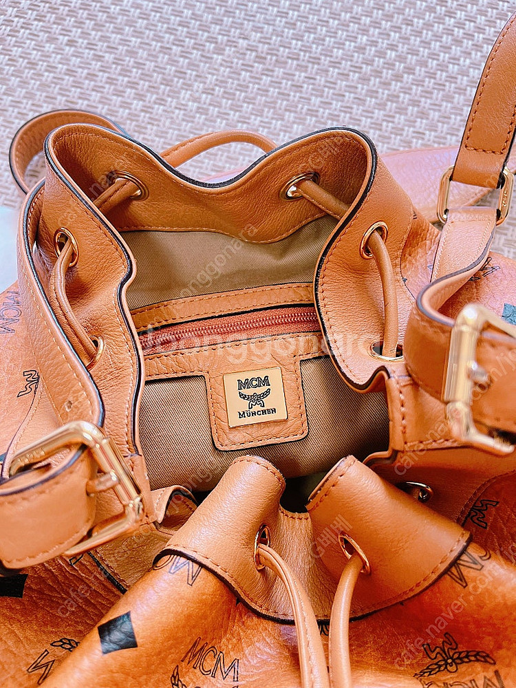 [정품] MCM 비세토스 버킷 백--6