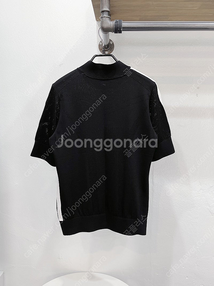 (77) 테일러메이드 블랙 배색 썸머 모크넥 여성 골프...--2