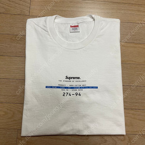 슈프림 스탠다드 티셔츠 반팔 L사이즈