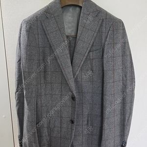 링자켓 브릴라 그레이x브라운 체크 플란넬 수트 / (클래식마켓 라르디니 맨온더분 수트서플라이 까사델사르토)