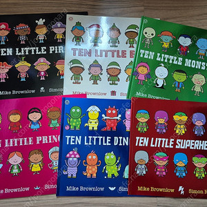 TEN LITTLE 시리즈 6권 영어그림책