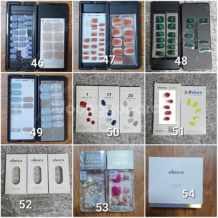 오호라 데싱디바 젤네일 젤페디 중고제품--5