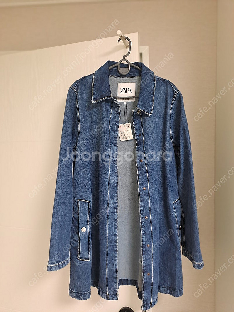 자라 데님 코트자켓 새상품 판매합니다--0