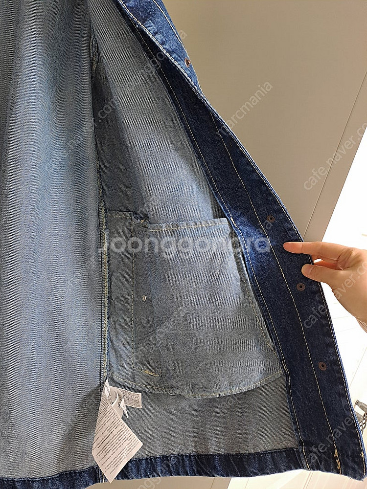 자라 데님 코트자켓 새상품 판매합니다--4