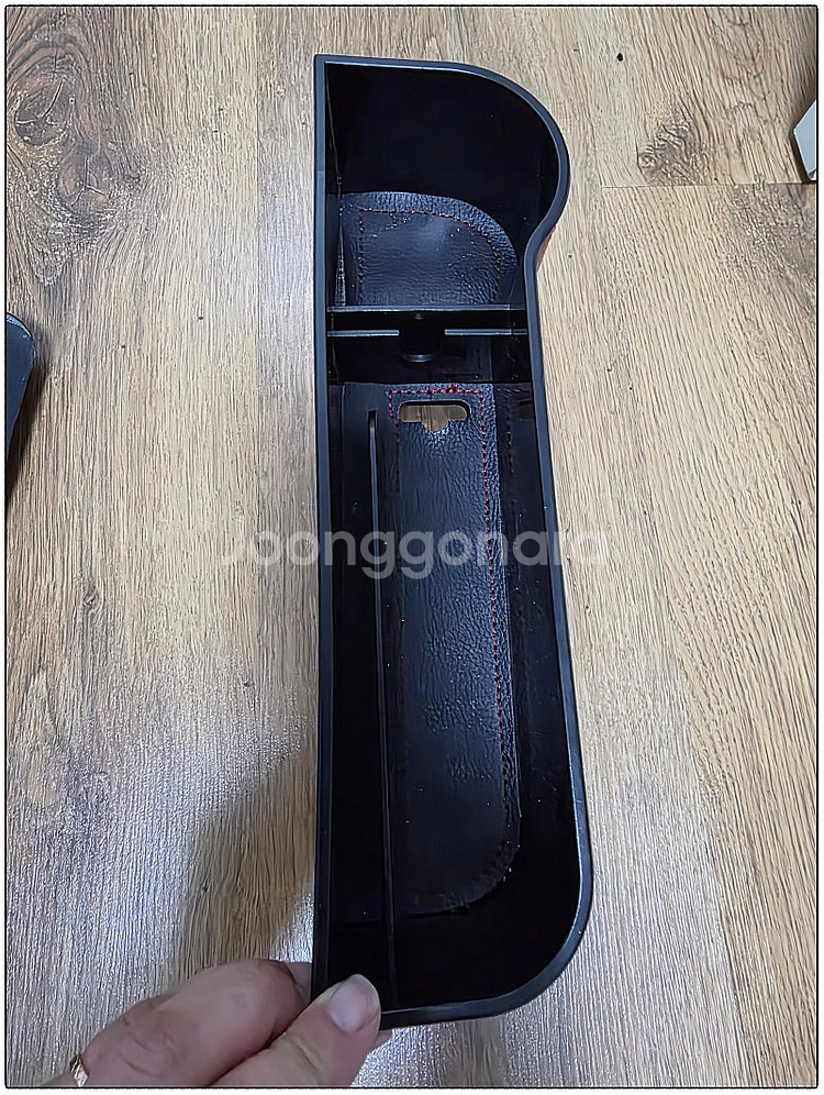 블랙팟 자동차 사이드 포켓 정리함 블랙 2개 (운전석+...--4