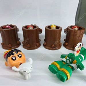 [6종 세트] 짱구 닌자 스키야 복볼복 게임 가챠 피규어 6종