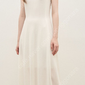 한섬 더캐시미어 스퀘어넥 홀가먼트 니트 드레스