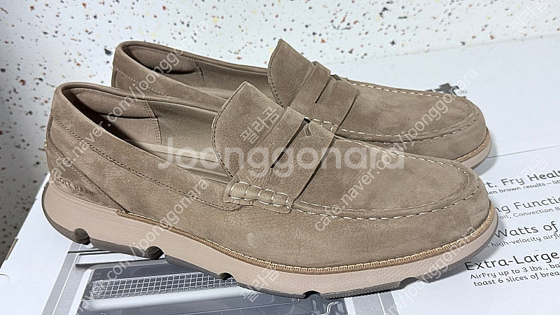 콜한/ 페니로퍼/ 연한갈색(누벅)/ US12(300사이즈)/ 새제품--2