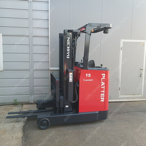 니찌유 전동지게차 1.5톤 3단4500MM 싸이드쉬프트장착 2018년식 FBR15-80 입식지게차[신차수준]중고전기식 이미지