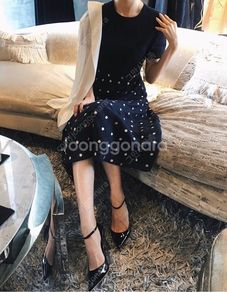 (가격확내림)블랑쇼 데이지원피스s사이즈--3
