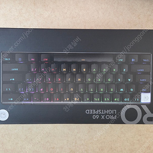 미개봉 로지텍 G PRO x60 라이트스피드 게이밍 블르투스 키보드 착불