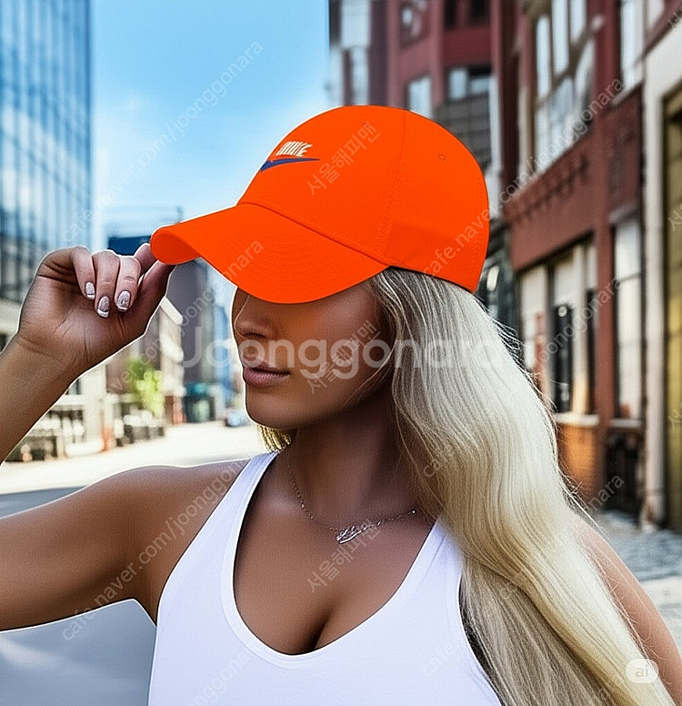 NIKE 나이키 빈티지 초레어 헤리티지86 오렌지/블루...--4