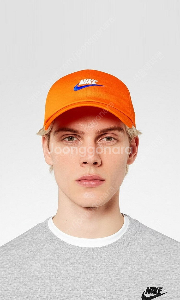 NIKE 나이키 빈티지 초레어 헤리티지86 오렌지/블루...--9
