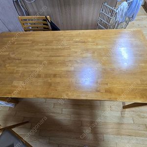 급)원목 식탁 4인용 6인용 인천 서구 1800x850 긴의자포함