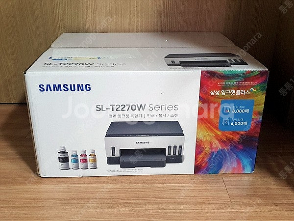 (미개봉) 삼성 컬러 잉크젯 복합기 프린터 SL-T22...--0