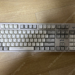 지클릭커 레트로 M 레드 sprk104 rgb 무선 키보드