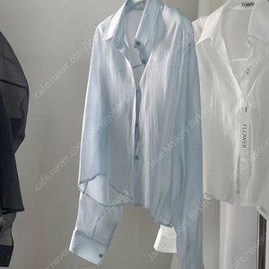 플라워 이프 씨스루 셔츠