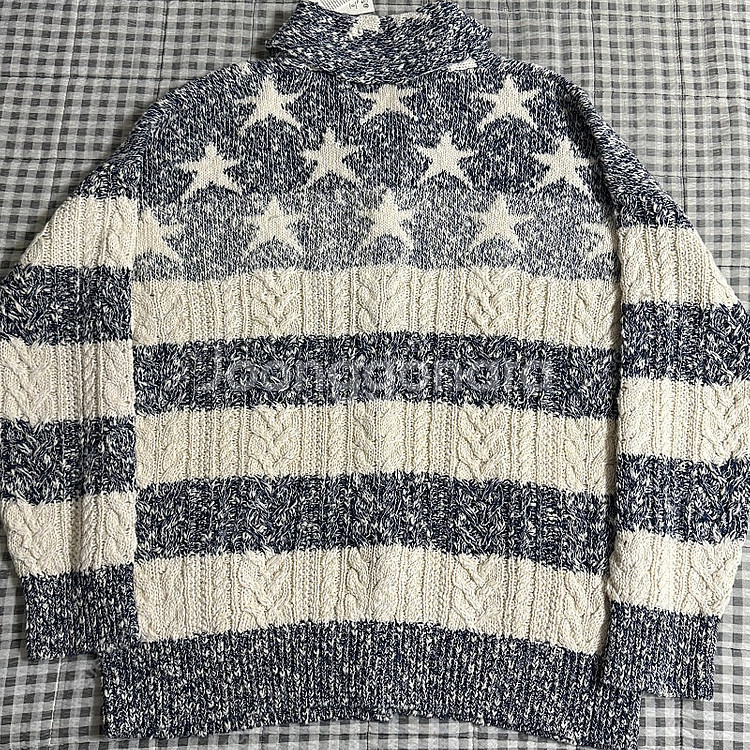 (M) GUESS USA 게스 아메리칸 케이블 니트 가...--1