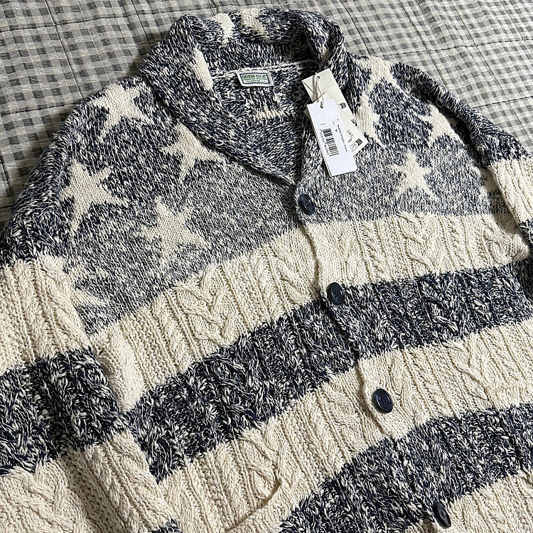 (M) GUESS USA 게스 아메리칸 케이블 니트 가...--2