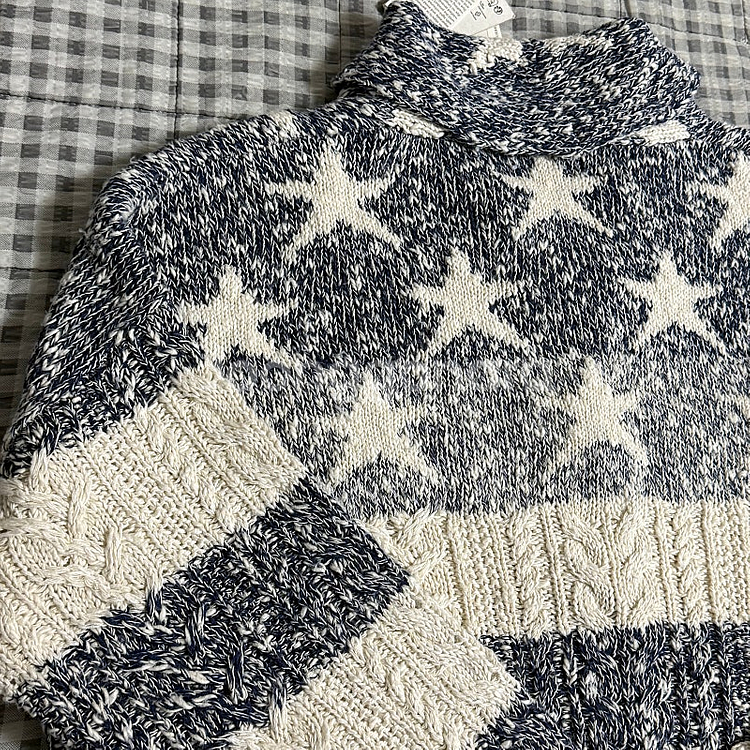 (M) GUESS USA 게스 아메리칸 케이블 니트 가...--5