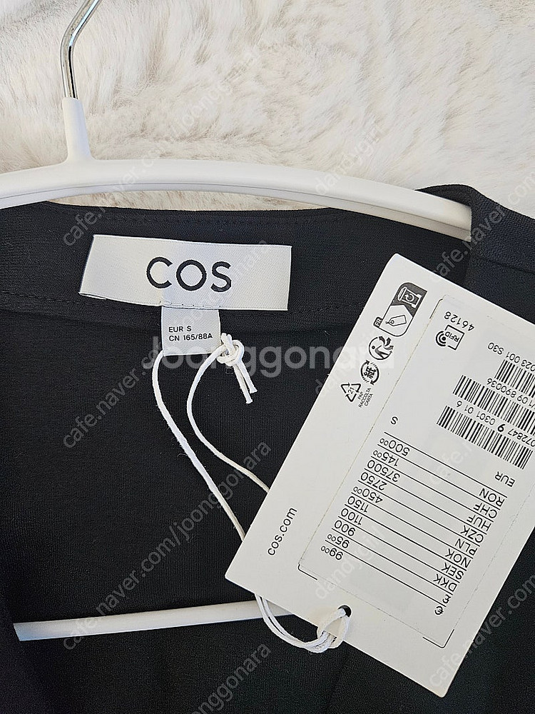 [새상품]COS 코스 블랙원피스 (우체국택배비포함)--3