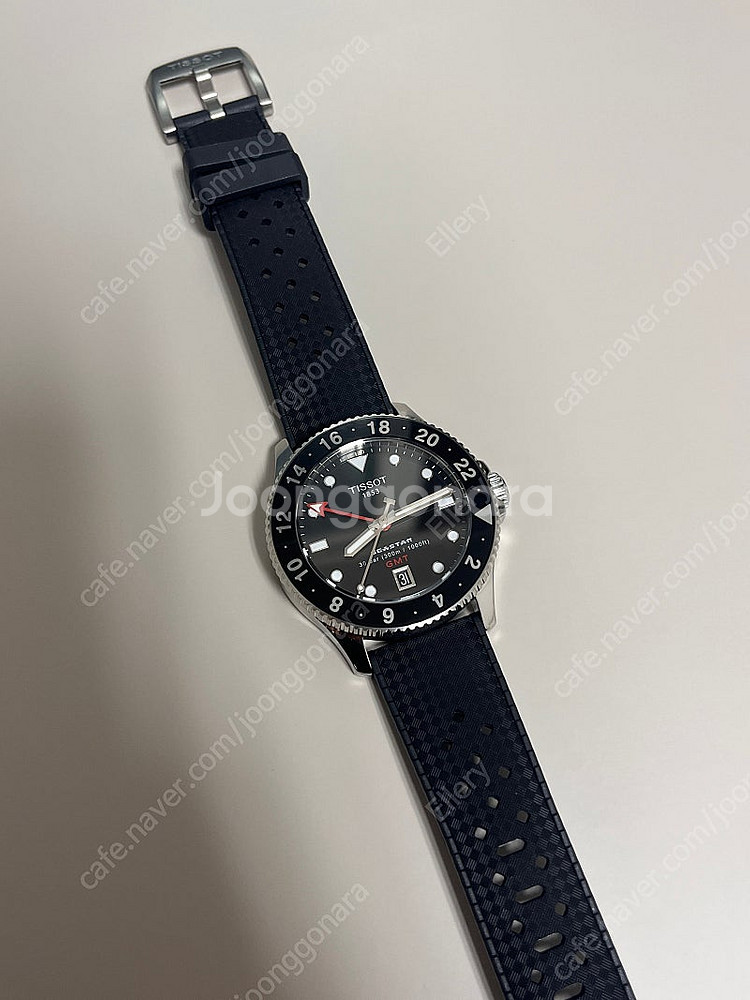 티쏘 씨스타 GMT 40mm 보증서포함 풀박--4