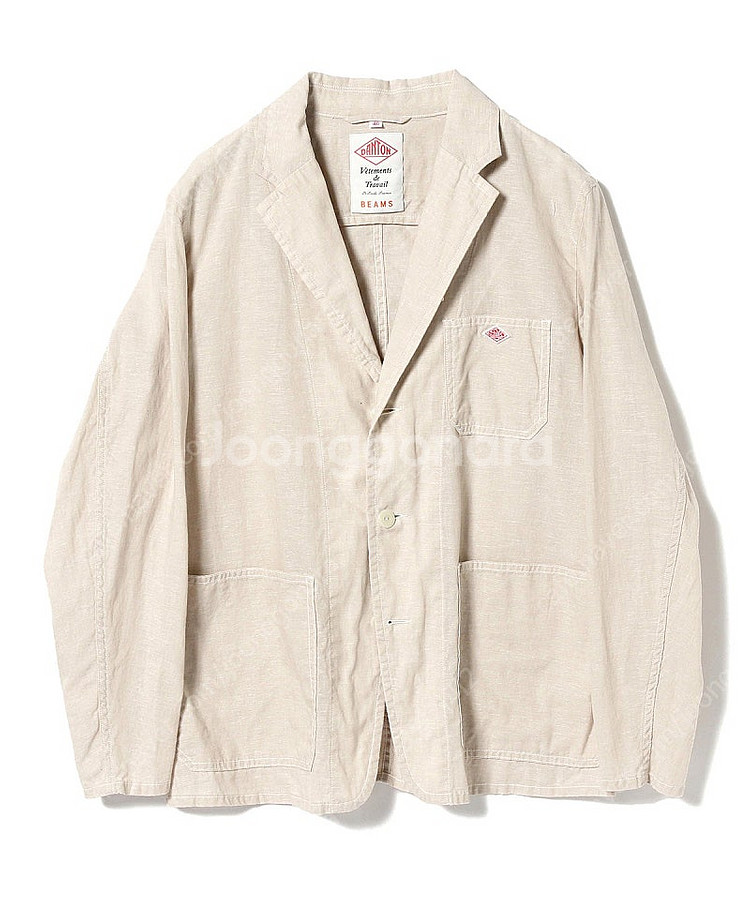 BEAMS 단톤 X 빔즈 별주 코튼 리넨이지 자켓 38사이즈(97 ~ 100사이즈) 팝니다.--0