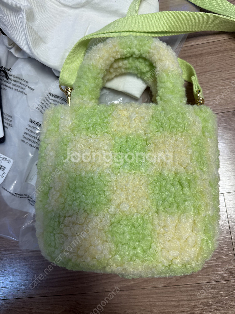 새상품 어그 셰르파 크로스 미니 토트백 뽀글이 가방--7