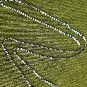 18k 화이트골드 목걸이줄 4그램 502*님께완료