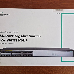 HPE OfficeConnect 1420_24port 기가비트 스위치 판매합니다.