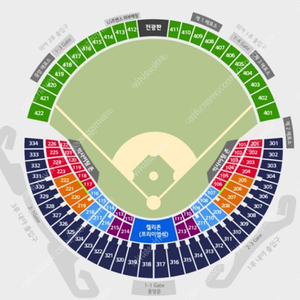 9.2.(화) LG트윈스 vs 롯데자이언츠 네이비 4연석 정가양도