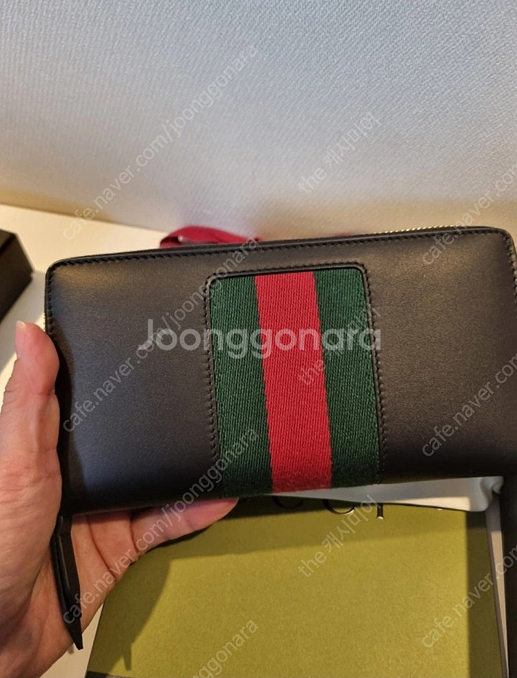 구찌 실비 가죽 장지갑 (새상품/풀세트/정가116만원)...--7