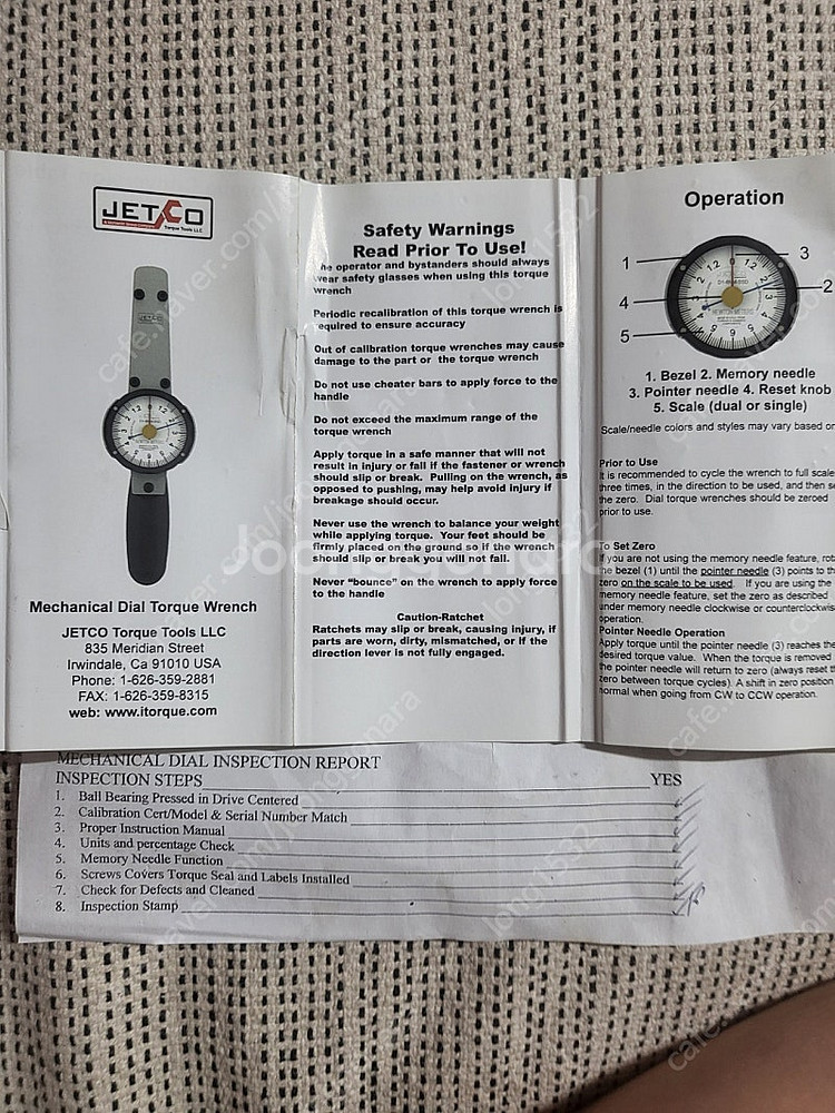 JETCO 토크렌치--6