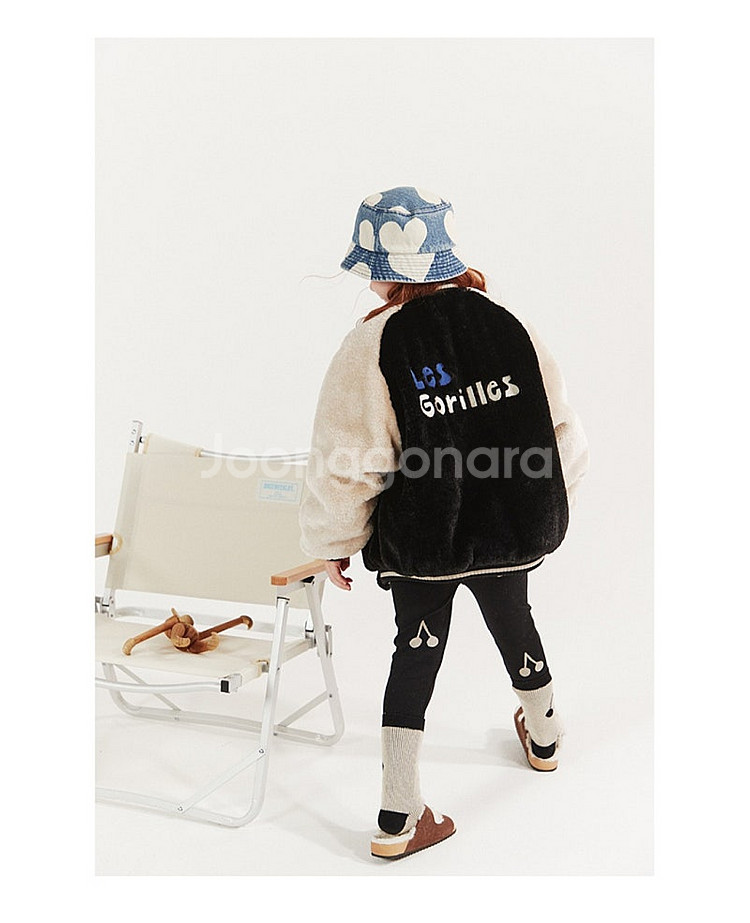 [리미떼두두] 고릴라 리버서블 퍼 점퍼 L + 상하세트...--4