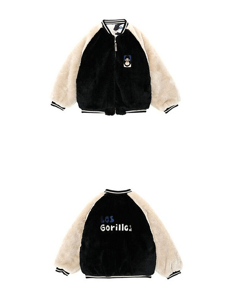 [리미떼두두] 고릴라 리버서블 퍼 점퍼 L + 상하세트...--6