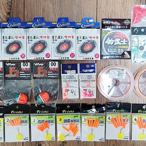 금호조침 벵에돔 묶음바늘, 조무사 후로로카본, 구멍찌, 플로팅 원줄, 발포찌등 일괄판매