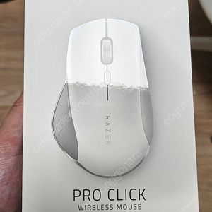 레이저 Pro Click 화이트 마우스 새상품