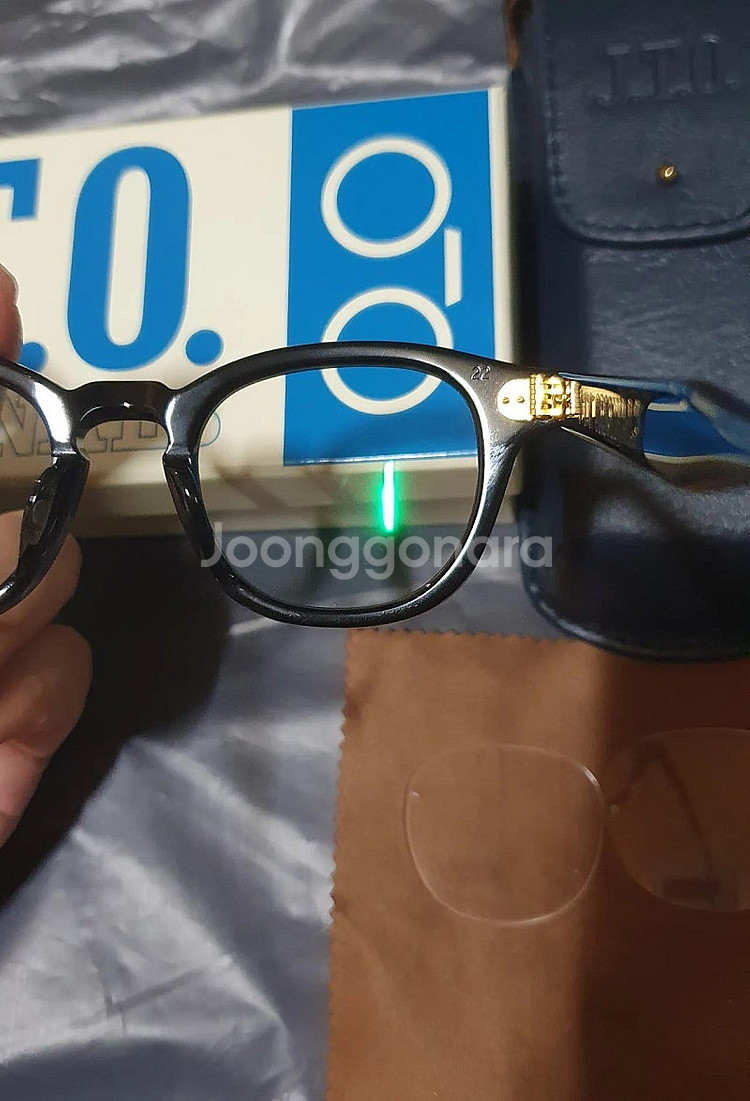 타르트옵티컬(jto) 46-22 골드에디션 아넬 블랙--2