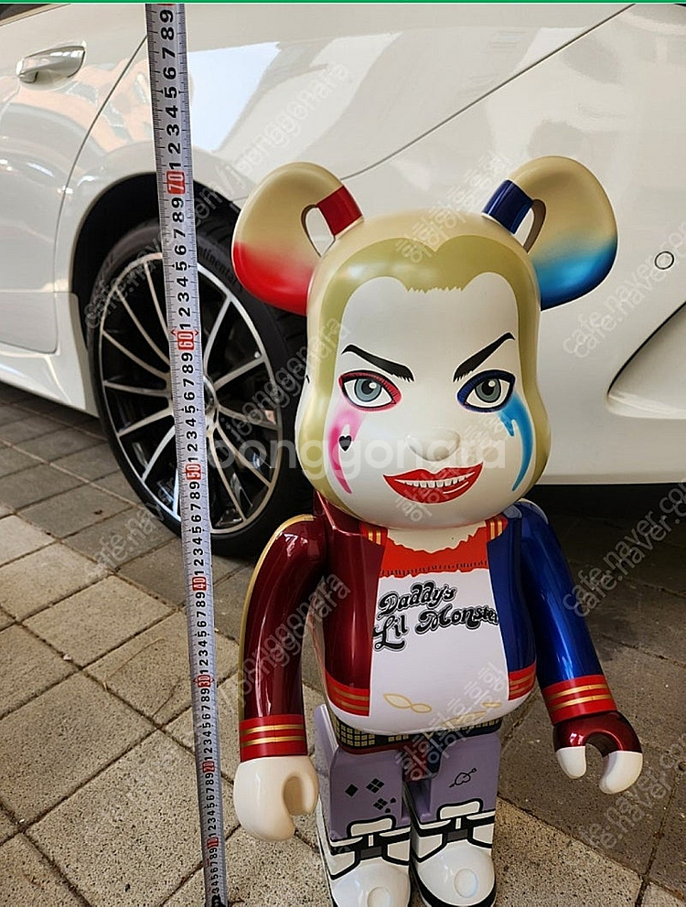 베어브릭 할리퀸 대형 피규어--2