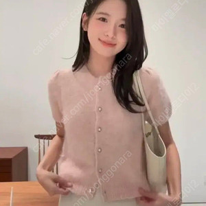 시에sie 르셀 퍼프 가디건(블러쉬 핑크)