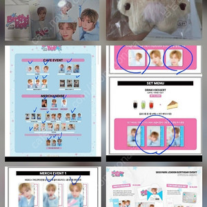 원가양도 박지훈 총17장 생일카페 굿즈 포카 & 소심이 일괄